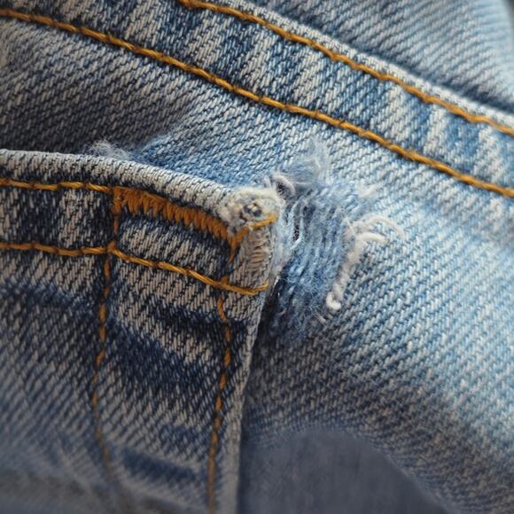 Vintage Levis 515 Nouveau Boot Cut Jeans Womens 6 MIS M Y2K Mid Rise blue - Picture 7 of 15